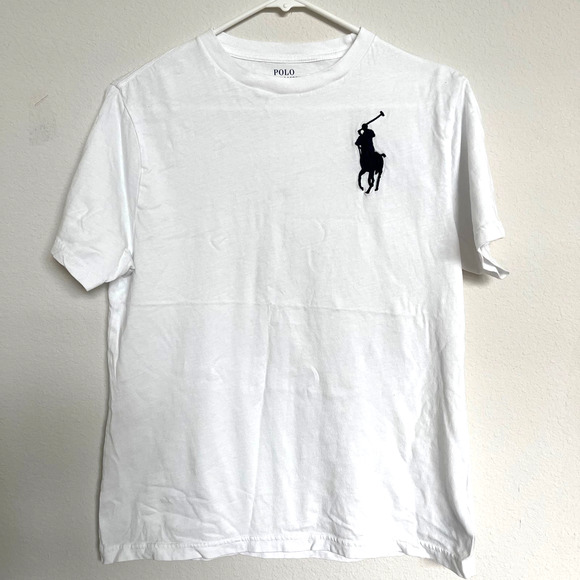 Polo Ralph Lauren White T-shirt Sz L (14-16) gently used - Picture 2 of 5